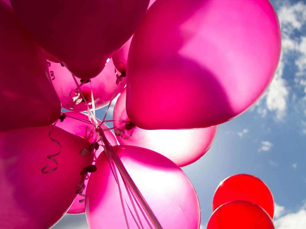 work place fundraising 6 balloons